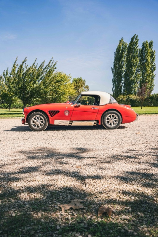 Austin Healey 3000 rouge profil