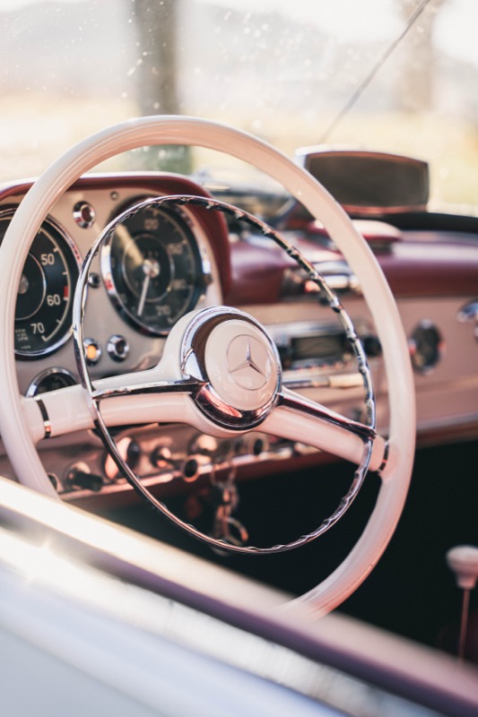 Volant Mercedes 190SL restaure