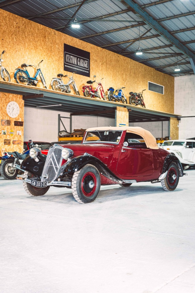 Restauration carrosserie Citroen Traction Avant